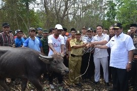 Zola dan HBA saat berada di Ujung Jabung